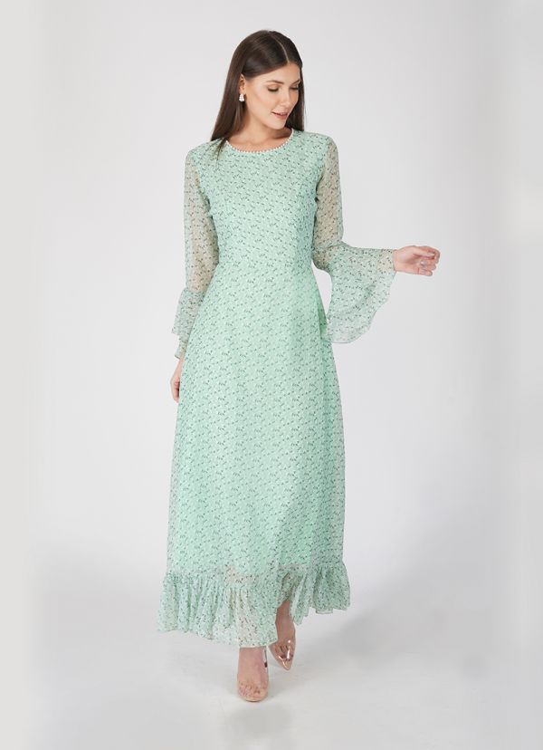 Mint green hotsell maxi dress uk