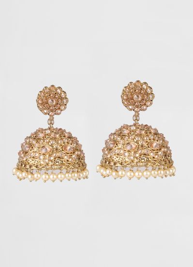 Gold Jumki Earrings