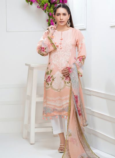 Buy Light Pink Lawn Printed And Embroidered Suit in UK - Style ID: DPC ...
