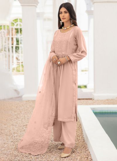 Brown Lawn Naira Cut Embroidered Suit Set