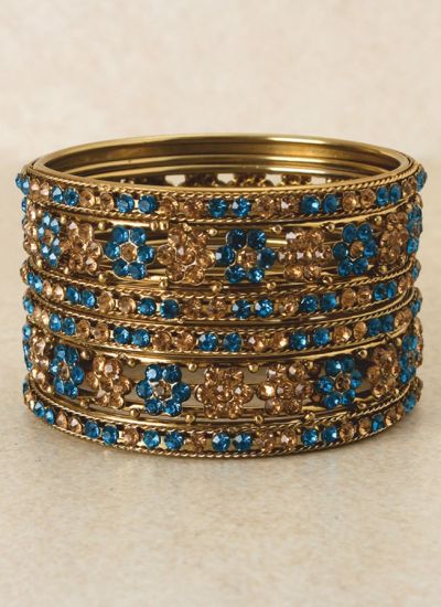 Antique Gold Bangle Set