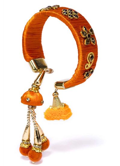 Orange Thread Bracelet