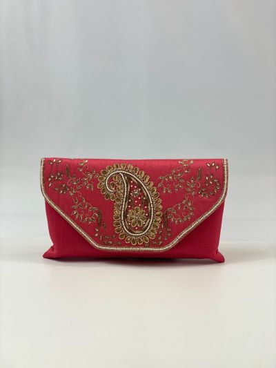 Silk Embroidered Handbag
