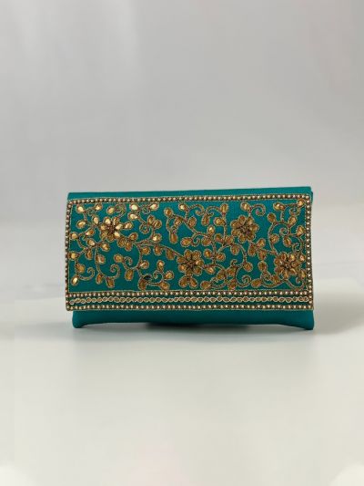 Silk Embroidered Handbag