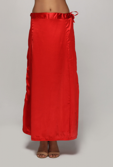 Buy Red Satin Petticoat