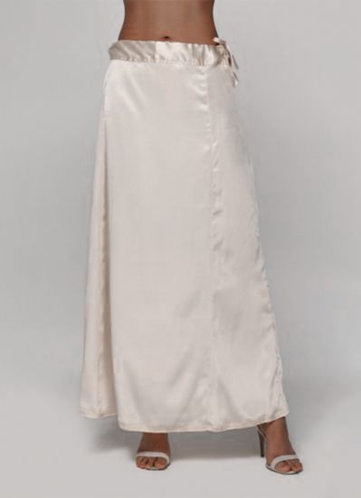 Buy Classic Beige Satin Petticoat