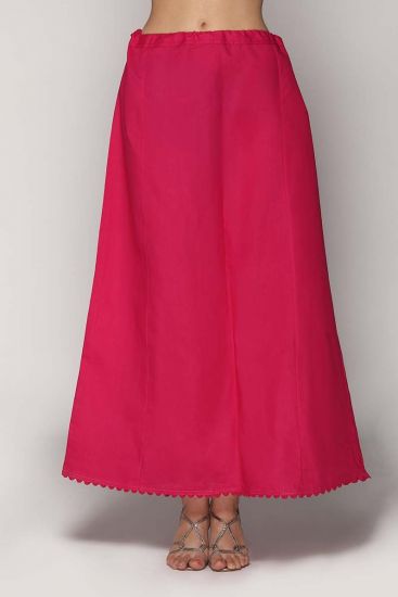 buy pink cotton petticoat