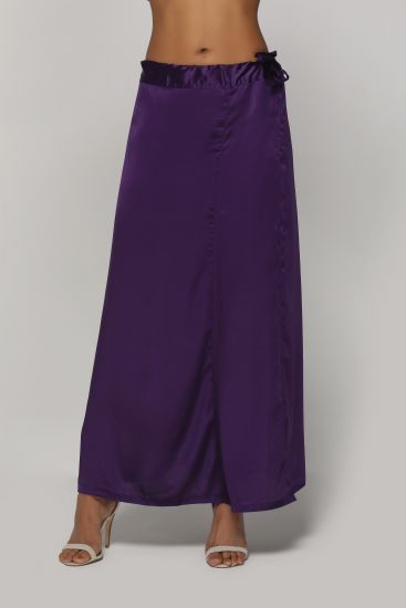 Buy Classic Purple Satin Petticoat