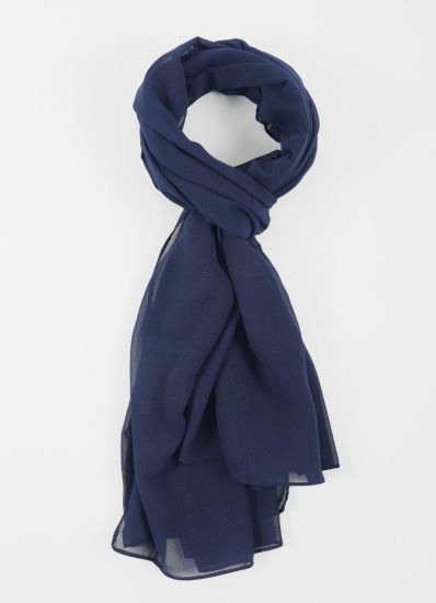 Midnight Blue Georgette Soft Scraf