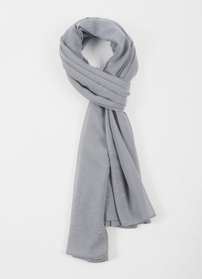 Light Grey Georgette Soft Scraf