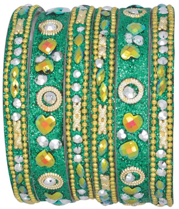 Rama Intricate Sparkle Bangle Set