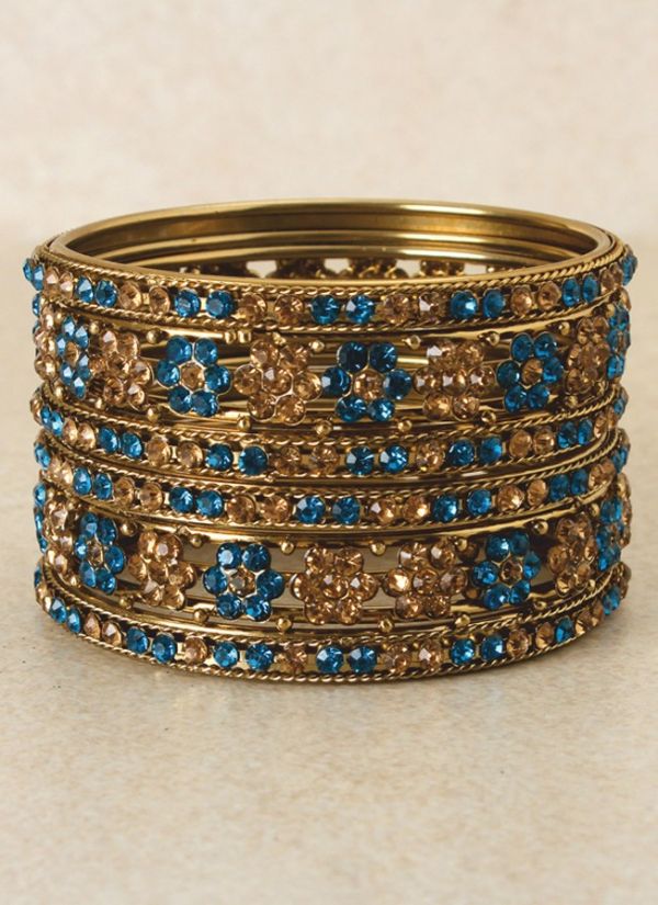 Antique Gold Bangle Set