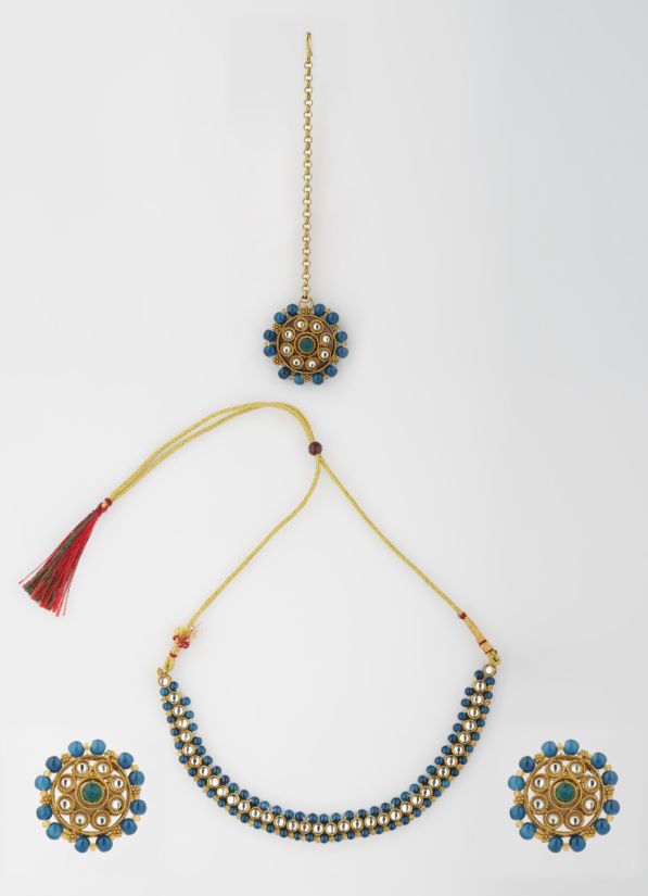 Indian Jewelry Jewellery Wedding Bridal Necklace Set Kundan - Etsy