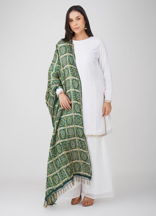 Buy White Chikankari Sharara Suit Set