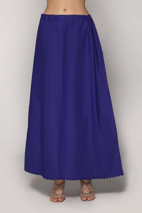 buy navy blue cotton petticoat