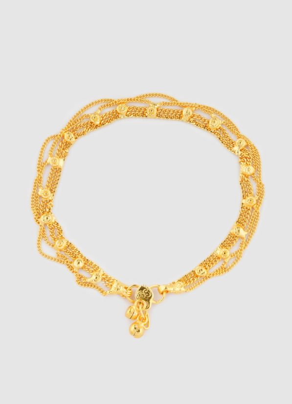 Gold Chain Pattern Gunguru Payal