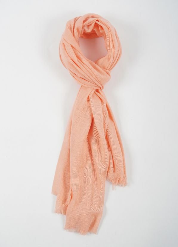 Peach Cotton Soft Scraf